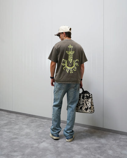 DAGGER T-SHIRT Washed Earth